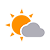 Mostly sunny Mostly sunny