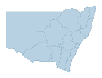 Weather Australia, Weather Forecast, Weather Forecast Australia - New South Wales/ACT map